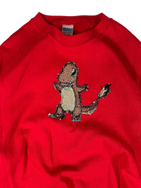 Charmander Red Crewneck - L