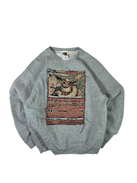 Flareon Card Grey Crewneck - L