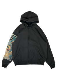 Evolved Pikachu Black Zip Up - L