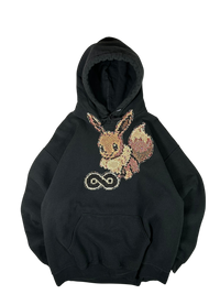 Evolved Eevee Black Hoodie - L