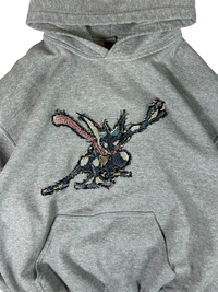 Greninja Grey Hoodie - L