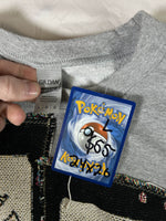 Double Pull Grey Crewneck - L