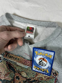 Flareon Card Grey Crewneck - L