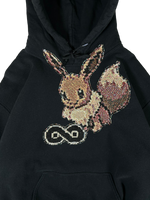 Evolved Eevee Black Hoodie - L