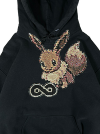 Evolved Eevee Black Hoodie - L