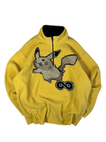 Evolved Pikachu Yellow Fleece - L
