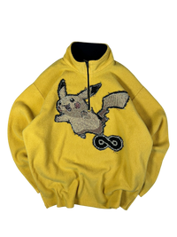 Evolved Pikachu Yellow Fleece - L