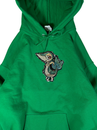 Snivy Green Hoodie - L