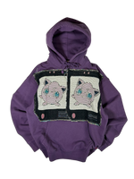 Double Pull Crewneck Purple Hoodie - M