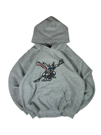 Greninja Grey Hoodie - L