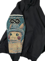 Evolved Pikachu Black Zip Up - L